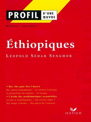 cover image of Profil--Senghor (Léopold Sédar)